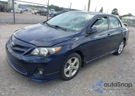 2011 Toyota Corolla S из США, поврежденный, VIN 2T1BU4EE9BC731916